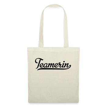 Teamerin - Stoffbeutel - Natur - Vorne