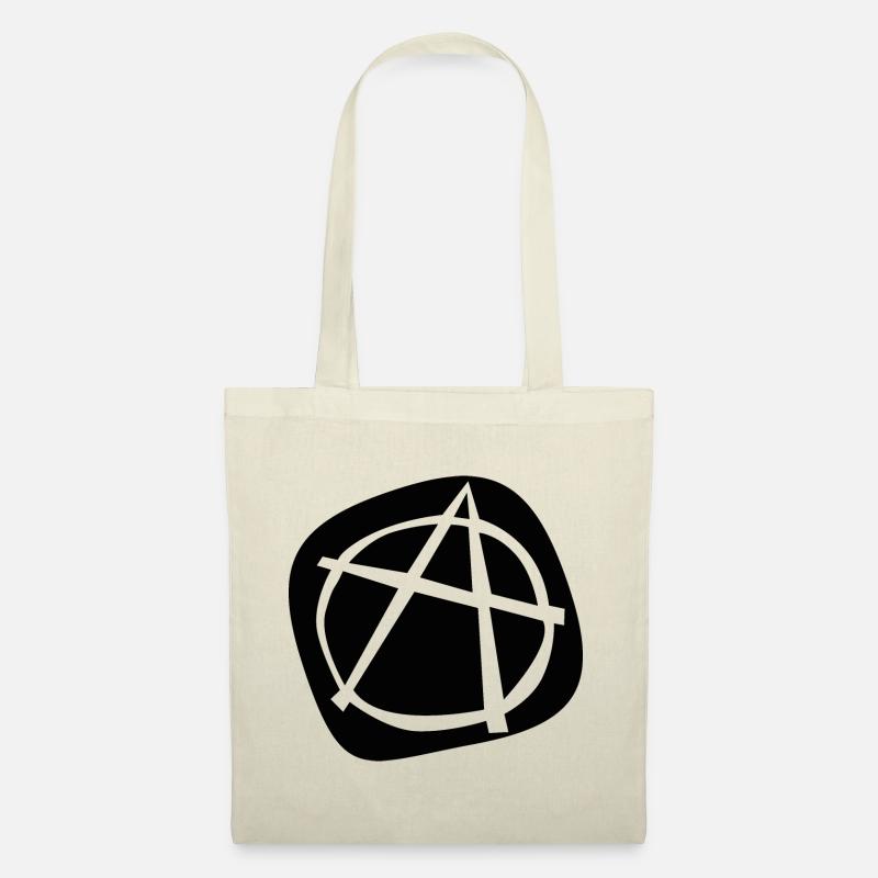 Wobbly A - Anarchy Sticker - Tote Bag - nature