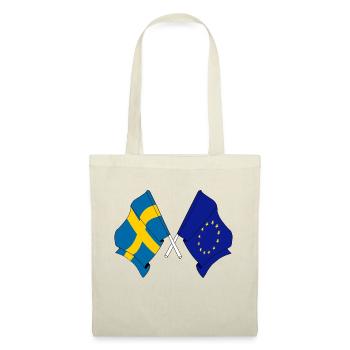 Drapeau de la Suède, Europe - Sac en tissu - nature - Devant