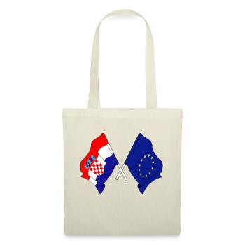 Drapeau de la Croatie, Europe - Sac en tissu - nature - Devant