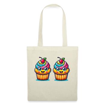 Cupcake 2 - Sac en tissu - nature - Devant