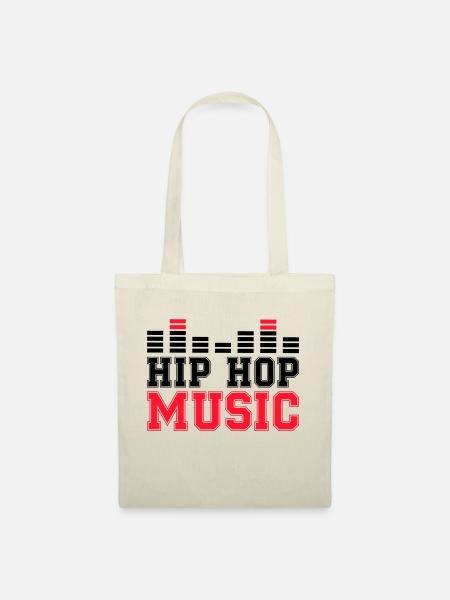 Musique Hip Hop - Sac en tissu - nature