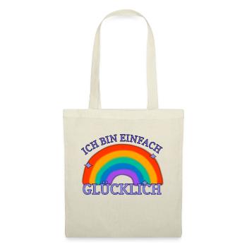 Arc-en-ciel heureux - Sac en tissu - nature - Devant
