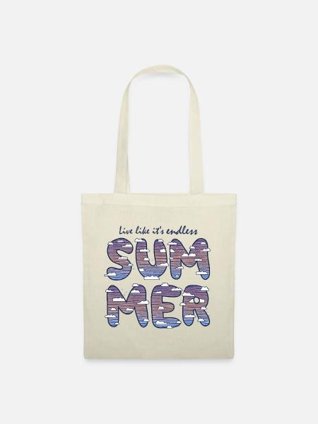 Endless Summer (Schriftzug) - Stoffbeutel - Natur