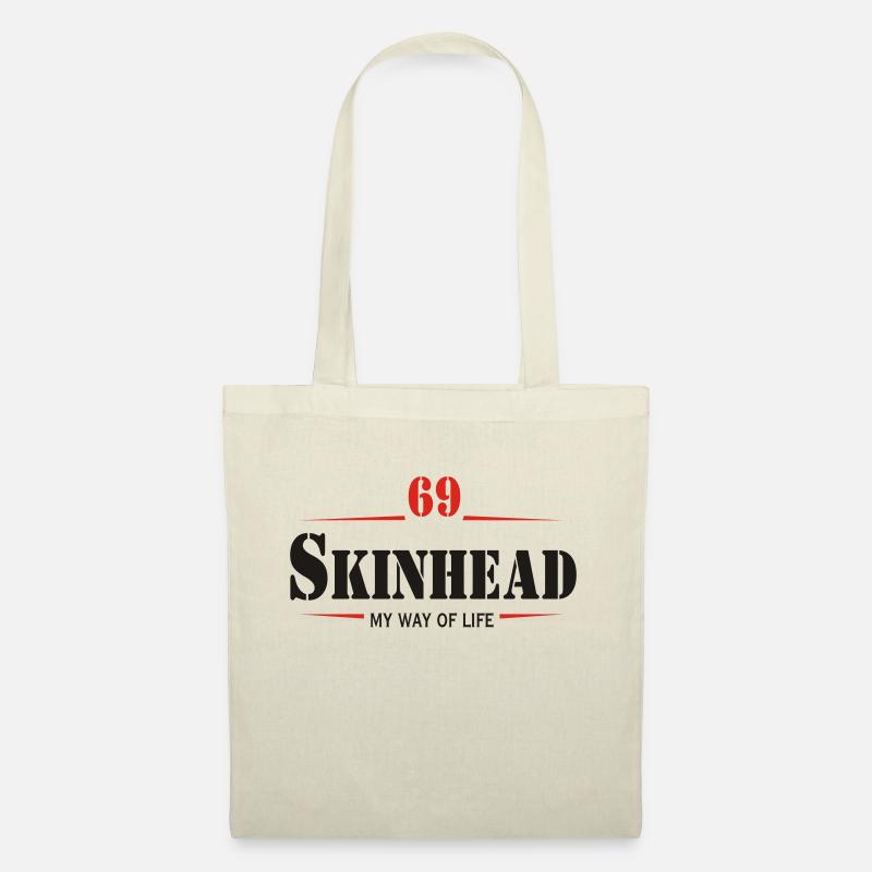 Working Class Skinhead Oi! Antiracist Bootboys My - Stoffbeutel - Natur