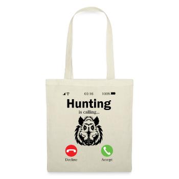 Les sangliers appellent je dois aller à la chasse - Sac en tissu - nature - Devant