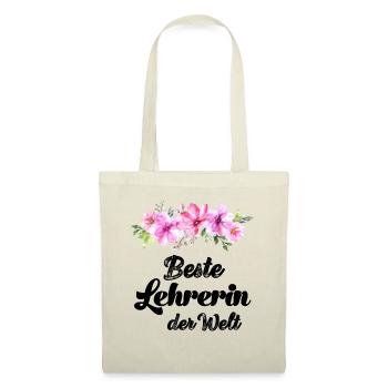 Lehrerin Lieblingslehrerin Klassenlehrerin Lehrer - Stoffbeutel - Natur - Vorne