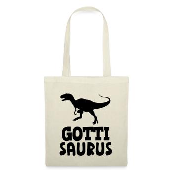 Gotti Saurus Gotti Schweiz Patentante - Stoffbeutel - Natur - Vorne