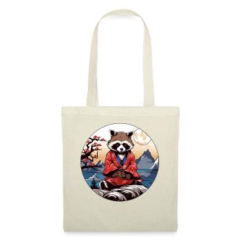 Japan Tanuki / Raccoon in Anime Style - Tote Bag - nature - Front