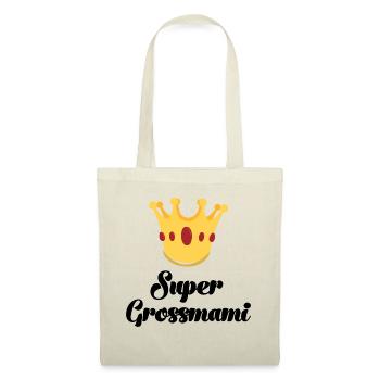 Super Grossmami Schweiz Oma Grosi - Stoffbeutel - Natur - Vorne