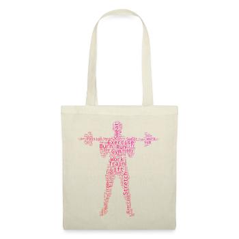 Haltérophilie Musculation Hommes Femmes Fitness - Sac en tissu - nature - Devant