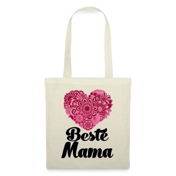 Beste Mami Schweiz beste Mama Muttertag - Stoffbeutel - Natur - Vorne