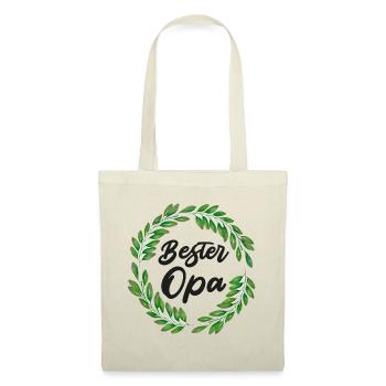 Bester Opi Grosspapi Opa Schweizer Opi Großpapa - Stoffbeutel - Natur - Vorne