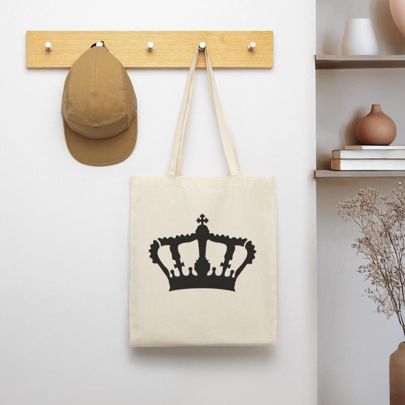 Krone / Crown Stoffbeutel