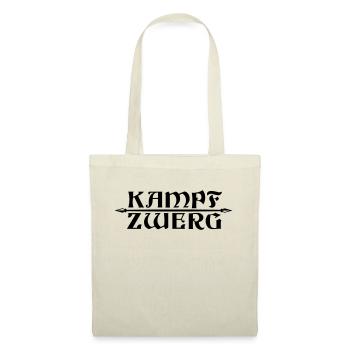 Kampfzwerg2 - Stoffbeutel - Natur - Vorne