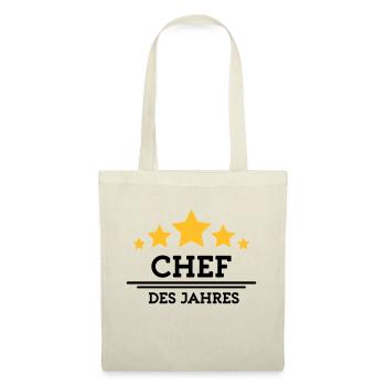 chef des Jahres - Stoffbeutel - Natur - Vorne