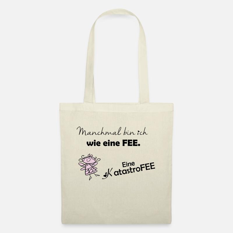 Manchmal bin ich eine Fee - Stoffbeutel - Natur