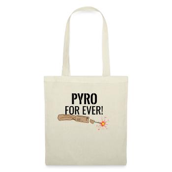 Pyro For Ever Black - Stoffbeutel - Natur - Vorne