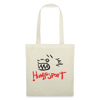 Hundesport schwarz - Stoffbeutel - Natur - Vorne