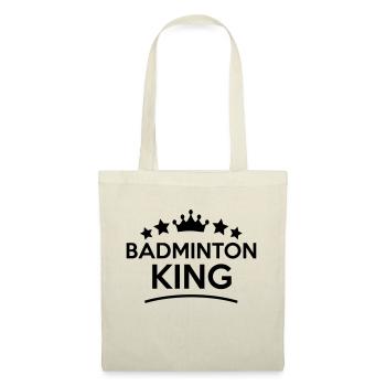 badminton king stars - Stoffbeutel - Natur - Vorne