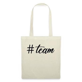 hashtag # team - Tote Bag - nature - Front