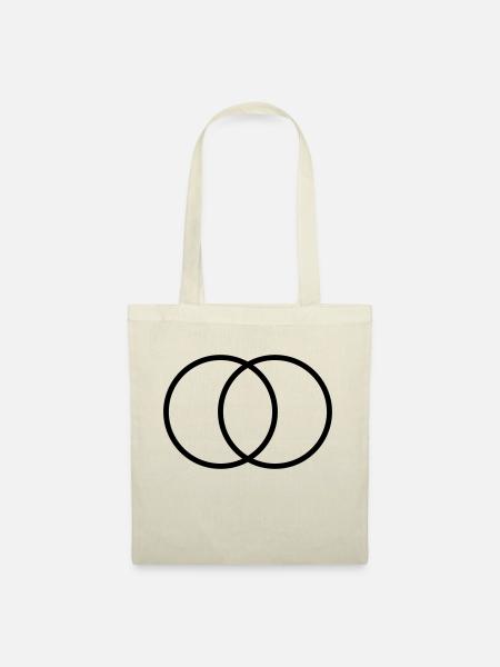 Vesica Piscis Galaxie Heilige Geometrie Evolution - Stoffbeutel - Natur