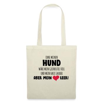 Empty heart without a dog - Tote Bag - nature - Front