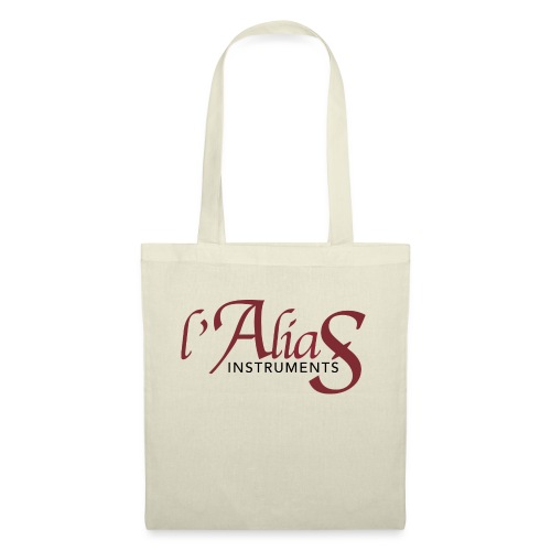l'Alias Instruments logo Bordeaux/noir - Sac en tissu