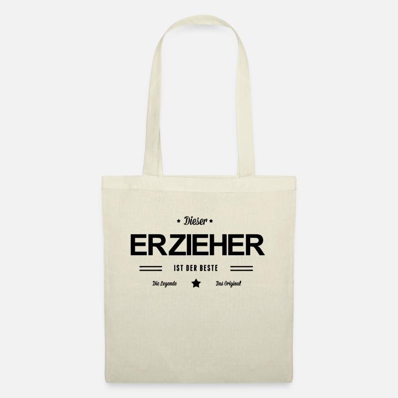 Bester Erzieher - Stoffbeutel - Natur