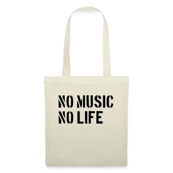 No Music, No Life - Tote Bag - nature - Front