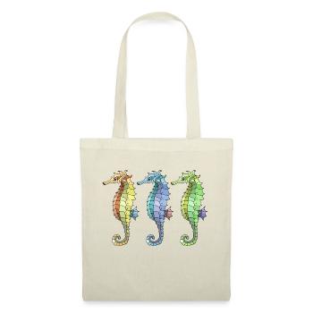 Hippocampes - Sac en tissu - nature - Devant