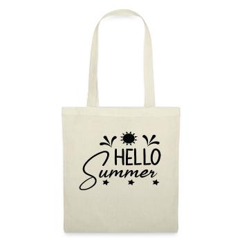 Hello Summer - Stoffbeutel - Natur - Vorne