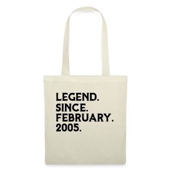 Légende Février - Sac en tissu - nature - Devant