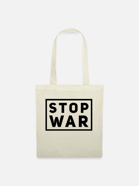 Stop War - Stoffbeutel - Natur