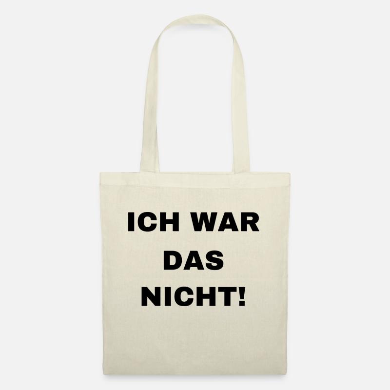 Ich war das nicht - Stoffbeutel - Natur