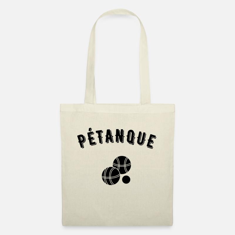 pétanque - Sac en tissu - nature