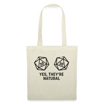 d20 are naturals - Tote Bag - nature - Front