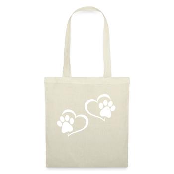 Hund Dog - Stoffbeutel - Natur - Vorne