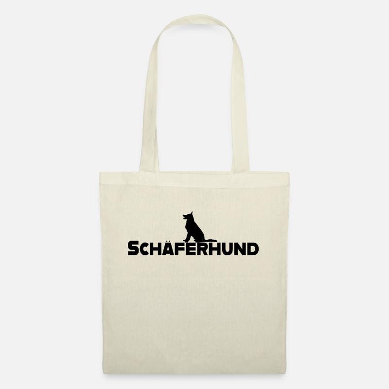 Schäferhund - Stoffbeutel - Natur