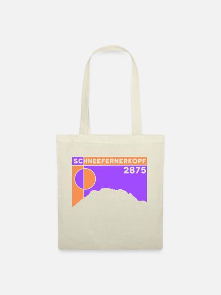 Schneefernerkopf Souvenir Andenken Geschenk - Stoffbeutel - Natur