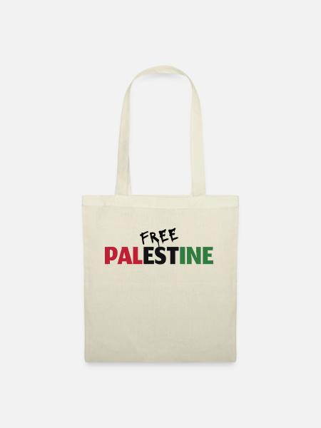 Free Palestine - Stoffbeutel - Natur