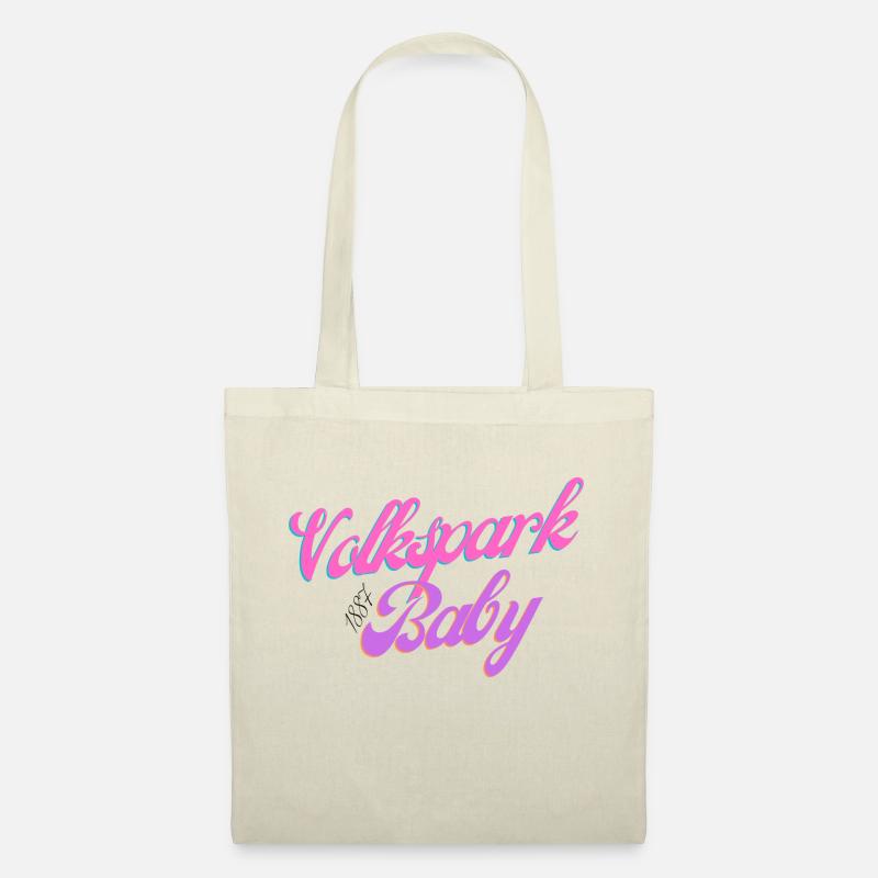 Volkspark Baby 1887 Mädchen - Stoffbeutel - Natur