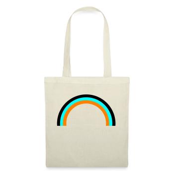 Demi-cercle / Arc 3 couleurs VECTEUR - Sac en tissu - nature - Devant