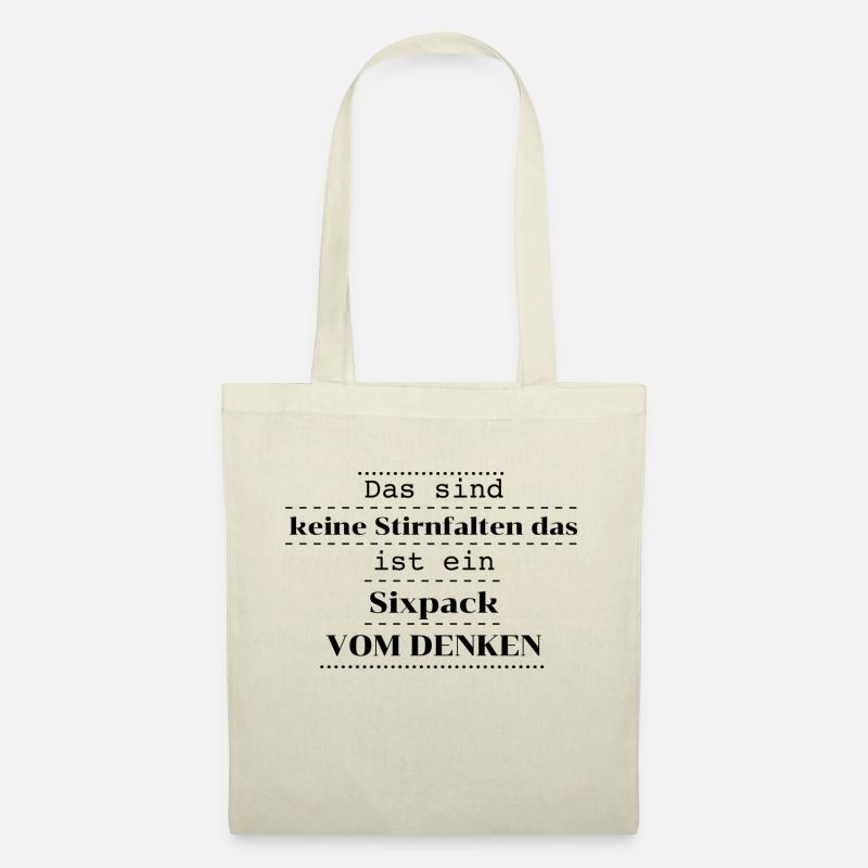 Funny Sayings Folding vs. Six-Pack - Tote Bag - nature
