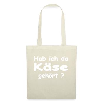 Käse - Stoffbeutel - Natur - Vorne