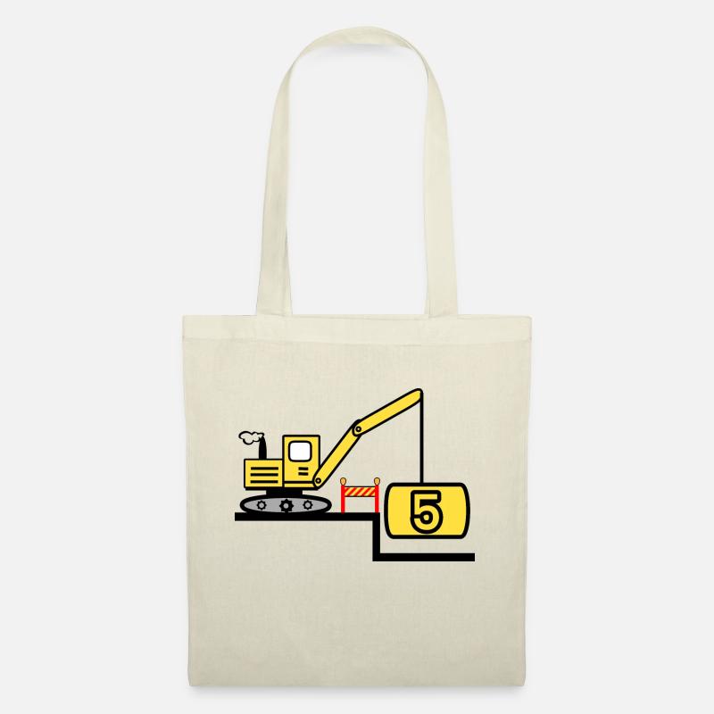 Bagger - Stoffbeutel - Natur