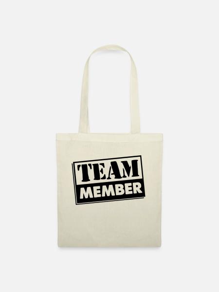 team member 01 - Stoffbeutel - Natur