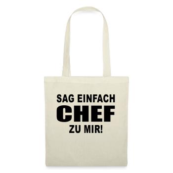 chef boss - Stoffbeutel - Natur - Vorne