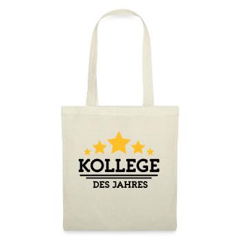 Kollege des Jahres - Stoffbeutel - Natur - Vorne