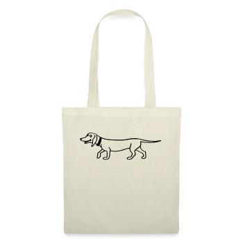 Teckel - Sac en tissu - nature - Devant